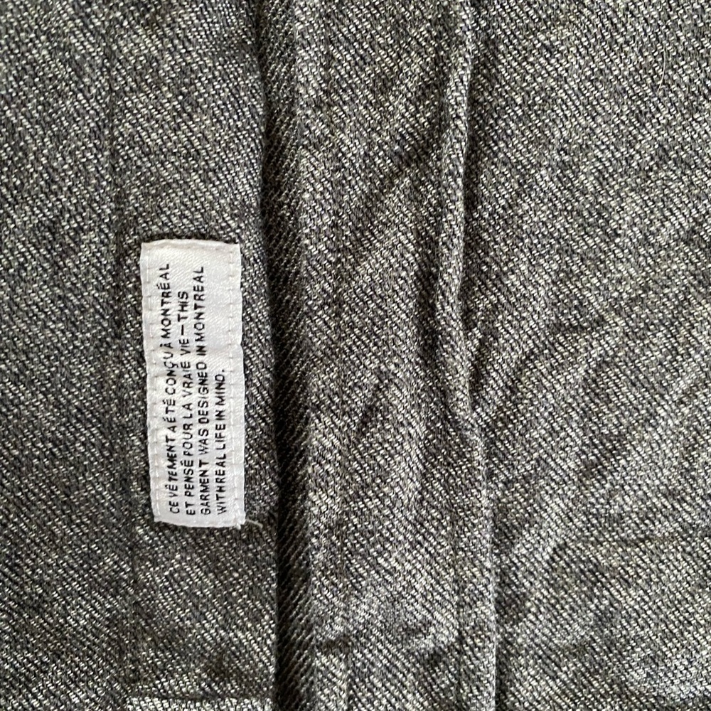 Frank & Oak "Riley" Button Up (Heather Grey) - Picture 2 of 4